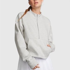 😍VS PINK PREMIUM FLEECE HALF-ZIP SWEATSHIRT